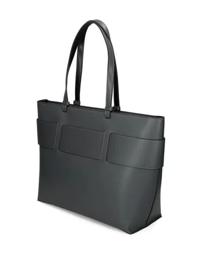 Armani Exchange Buckle-detail Tote Bag In Pattern