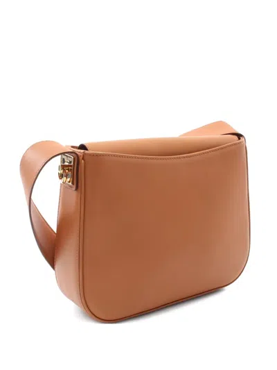 Pre-owned Celine 2000s Leather Shoulder Bag In Brown