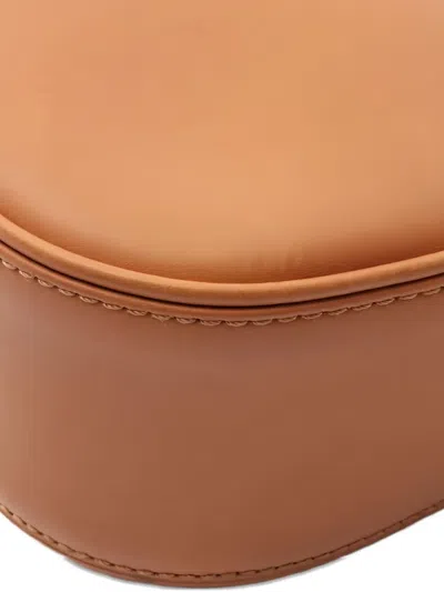 Pre-owned Celine 2000s Leather Shoulder Bag In Brown