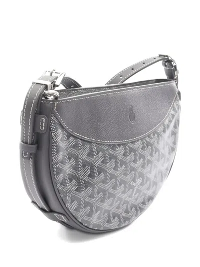 Pre-owned Goyard 2010s Hirondelle Shoulder Bag In Gray