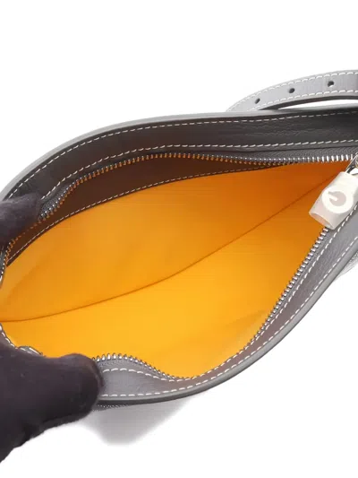 Pre-owned Goyard 2010s Hirondelle Shoulder Bag In Gray