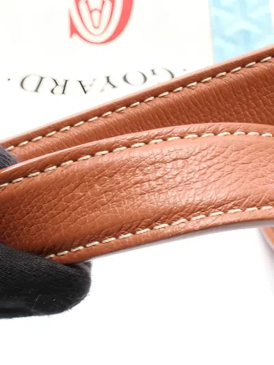 Pre-owned Goyard 2010s Bellara Mm Reversible Shoulder Bag In Neutral