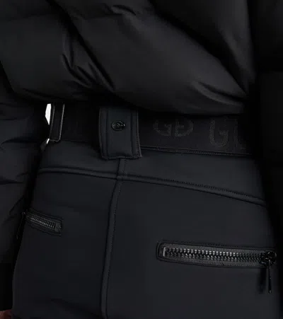 Goldbergh Womens 9000 Black Neve Hooded Stretch-woven Ski Jumpsuit In Black