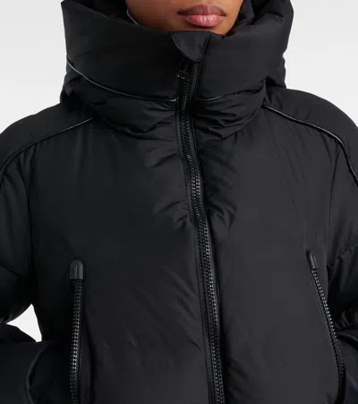 Goldbergh Womens 9000 Black Neve Hooded Stretch-woven Ski Jumpsuit In Black