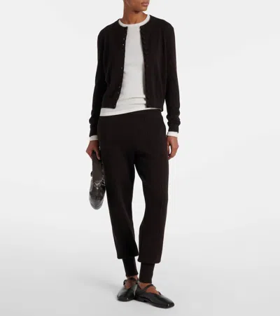 Lisa Yang Button-up Cashmere Cardigan In Brown