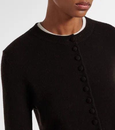 Lisa Yang Button-up Cashmere Cardigan In Brown
