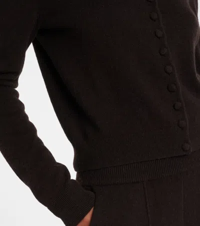 Lisa Yang Button-up Cashmere Cardigan In Brown