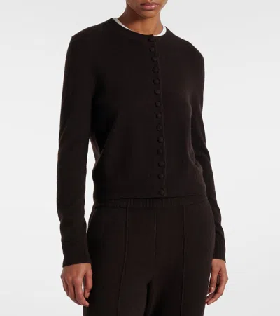 Lisa Yang Button-up Cashmere Cardigan In Brown