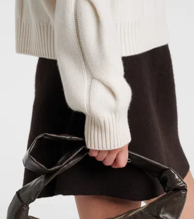 Lisa Yang Sammie Cable-knit Cashmere Sweater In White