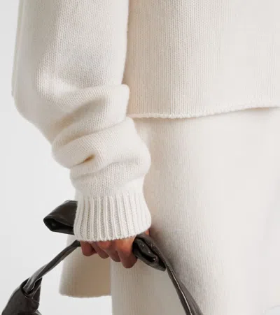 Lisa Yang Cathie Cashmere Sweater In White