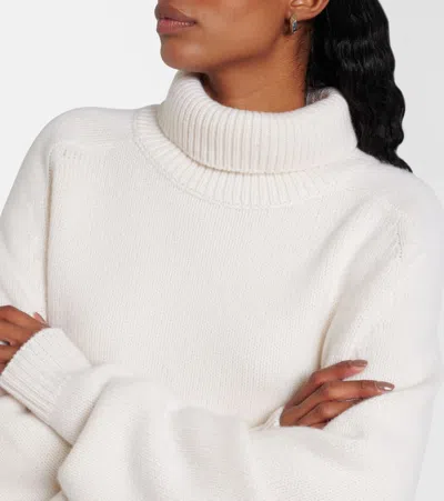 Lisa Yang Cathie Cashmere Sweater In White