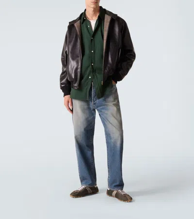 A.presse A. Presse Cotton Shirt In Green