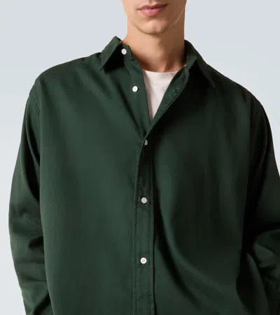 A.presse A. Presse Cotton Shirt In Green