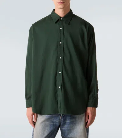 A.presse A. Presse Cotton Shirt In Green