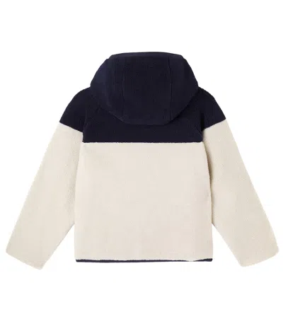 Moncler Reversible Fleece Jacket In Blue