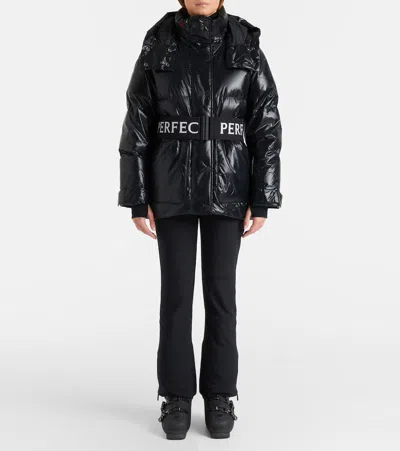 Perfect Moment Cortina Down Parka Jacket L In Black