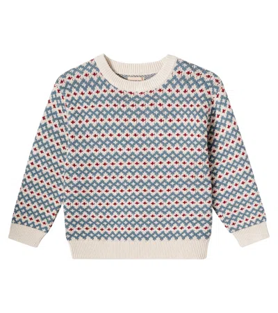 HARLOW提花棉质毛衣