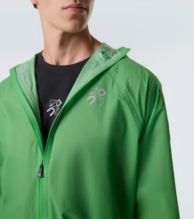 Loewe Ultra Jacket In Technical Shell In Green