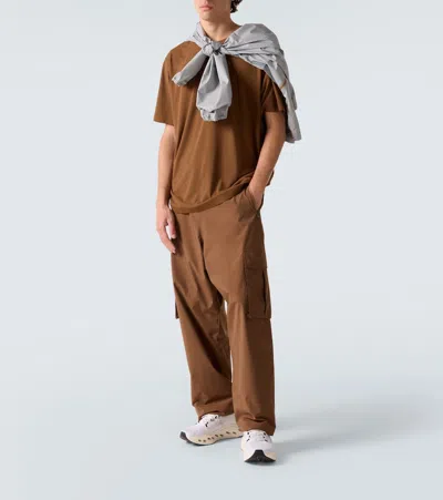 Loewe X On Belted Technical Cargo Pants In Brown