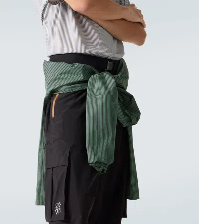 Loewe X On Belted Technical Cargo Pants In Black