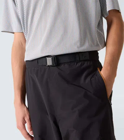 Loewe X On Belted Technical Cargo Pants In Black