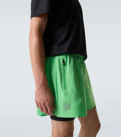 Loewe X On Running Shorts In Green