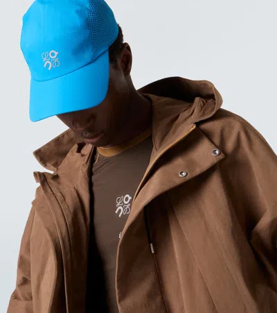 Loewe X On Technical Baseball Cap In Blue