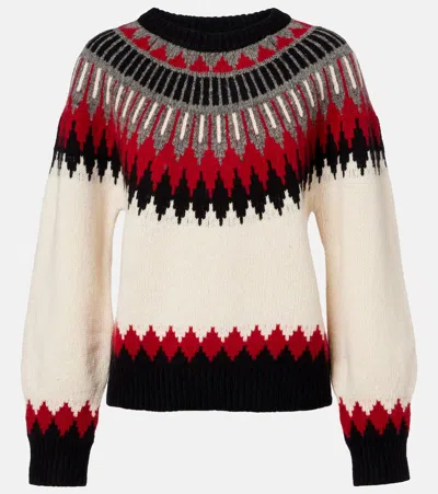 Polo Ralph Lauren Wool-cashmere Fair Isle Sweater In White