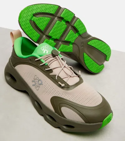 Loewe X On Cloudsolo Sneakers In Green