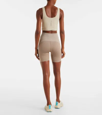 Loewe Seamless Bra In Technical Jersey In White