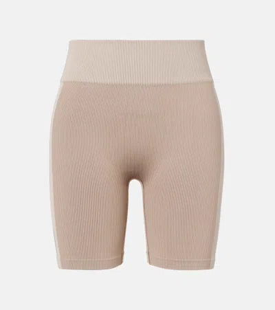 X ON罗纹针织机车短裤