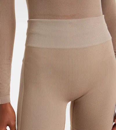 X ON罗纹针织机车短裤