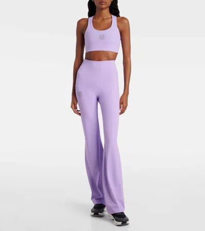 X ON高腰喇叭紧身裤