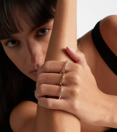 Spinelli Kilcollin Solarium 18kt Gold And Sterling Silver Ring In Gold