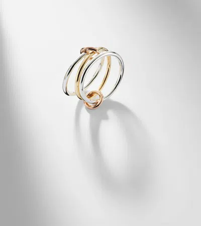 Spinelli Kilcollin Solarium 18kt Gold And Sterling Silver Ring In Gold