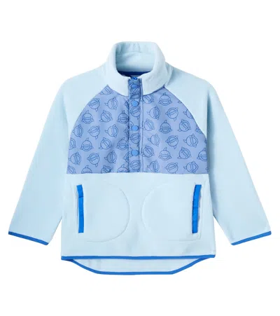 Roarsome Reef The Shark Fleece Sweatshirt In Blue