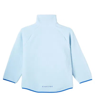 Roarsome Reef The Shark Fleece Sweatshirt In Blue