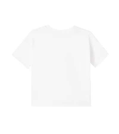 Mini Rodini Siamese Printed Cotton Jersey T-shirt In White