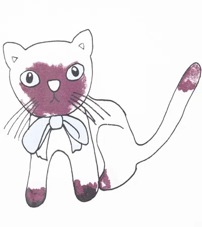 Mini Rodini Siamese Printed Cotton Jersey T-shirt In White