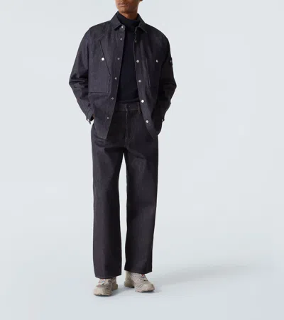 Stone Island Regular-straight-fit Five-pocket Jeans With Rinsed Finish In Blue