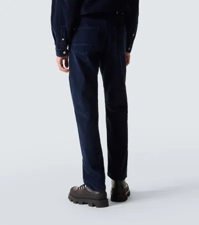 Stone Island Regular-straight-fit Five-pocket Jeans With Rinsed Finish In Blue