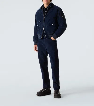 Stone Island Regular-straight-fit Five-pocket Jeans With Rinsed Finish In Blue