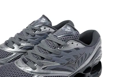 Mizuno Polyester Sneakers In Gray