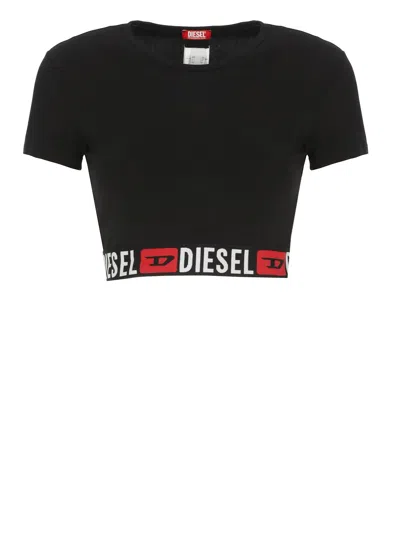 Diesel Irma D-core Top Woman Black In Black
