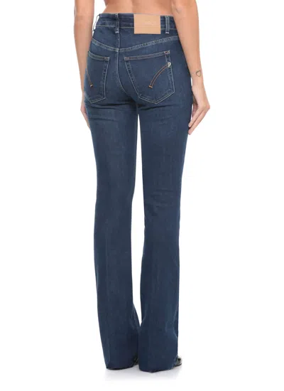 Dondup Flared Jeans Featuring Five-pocket Design In Blue