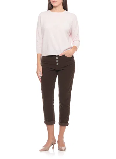 Dondup Corduroy Button-fly Jeans In Brown