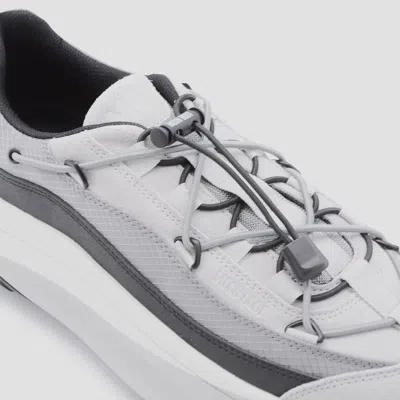 Moon Boot Chunky Sole Sneakers Featuring Mesh Panels In Gray