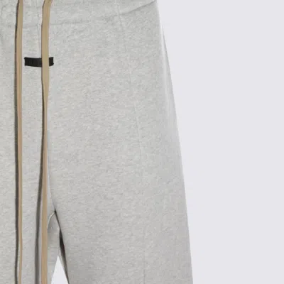Fear Of God Trousers Melange Grey In White