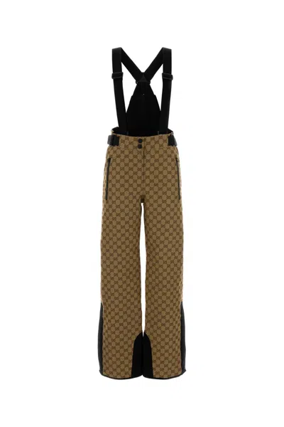 Gucci Gg Technical Fabric Jacquard Pants In Multi