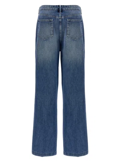 L'agence Scottie High Rise Wide Leg Jeans Marvista In Blue